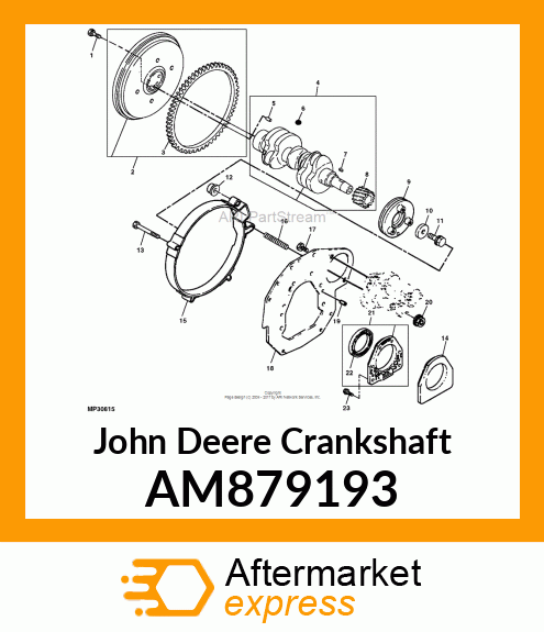 CRANKSHAFT ASSEMBLY AM879193