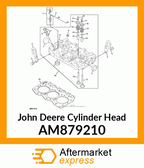 CYLINDER HEAD ASSEMBLY AM879210