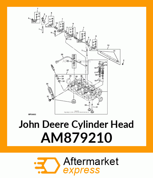 CYLINDER HEAD ASSEMBLY AM879210