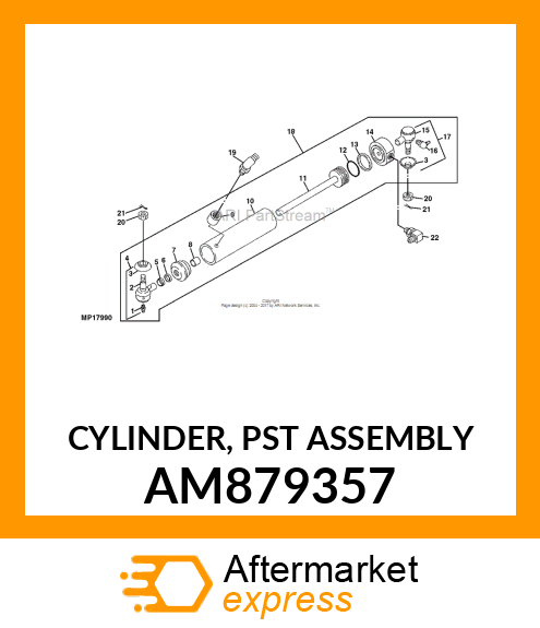 CYLINDER, PST ASSEMBLY AM879357