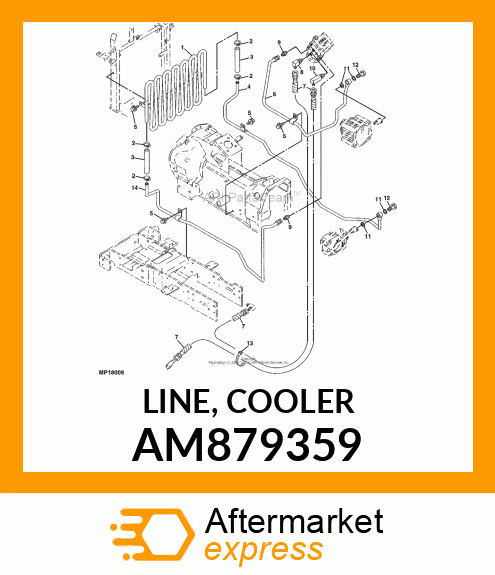 LINE, COOLER AM879359