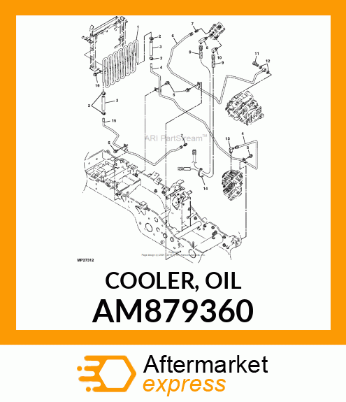 COOLER, OIL AM879360