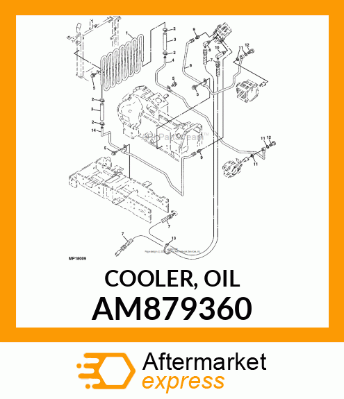 COOLER, OIL AM879360