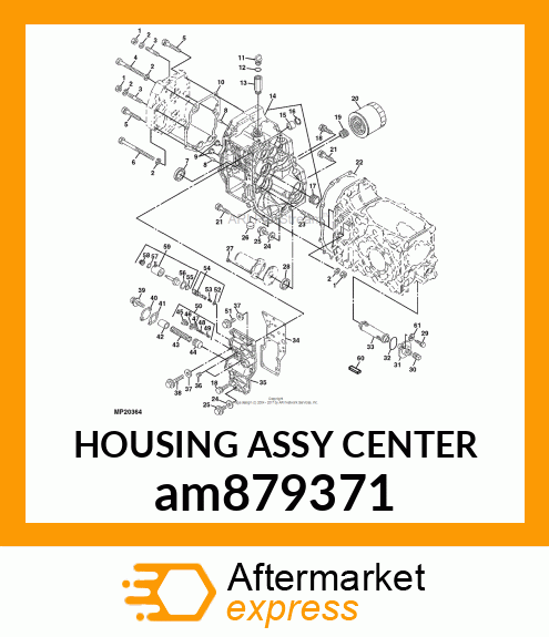 HOUSING ASSY CENTER am879371