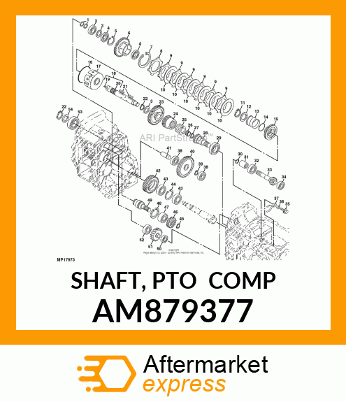 SHAFT, PTO COMP AM879377