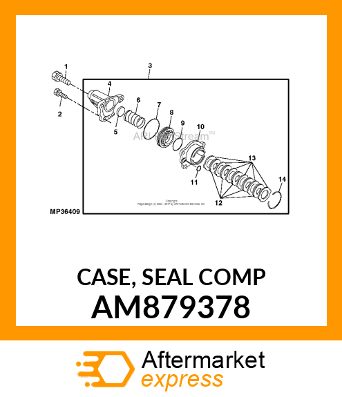 CASE, SEAL COMP AM879378