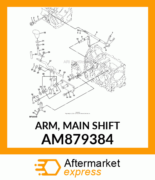 ARM, MAIN SHIFT AM879384