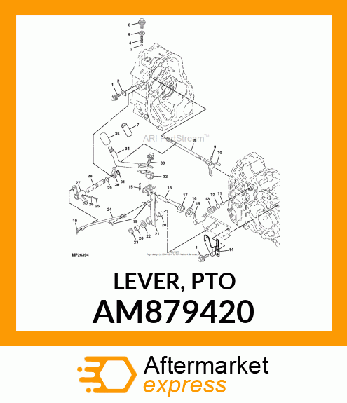 LEVER, PTO AM879420