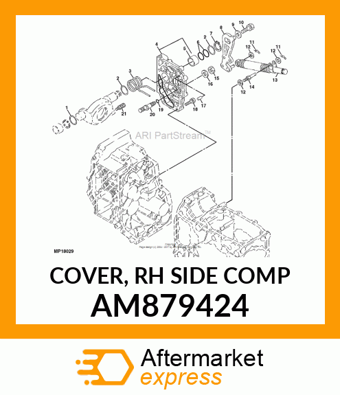 COVER, RH SIDE COMP AM879424