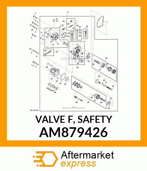 VALVE, VALVE F, SAFETY AM879426