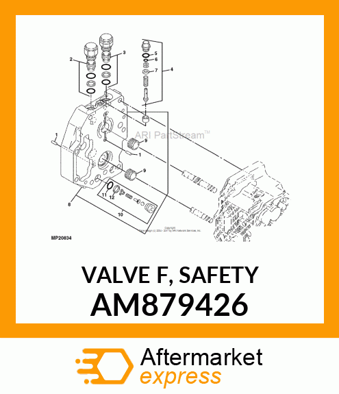 VALVE, VALVE F, SAFETY AM879426