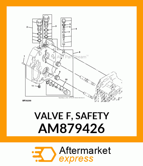 VALVE, VALVE F, SAFETY AM879426