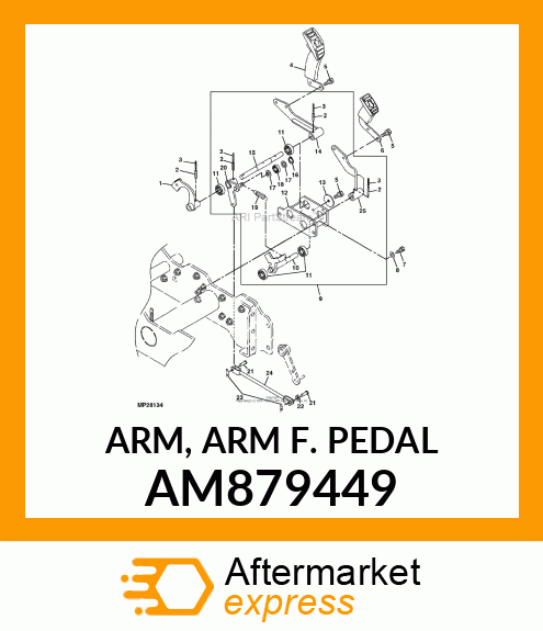 ARM, ARM F. PEDAL AM879449