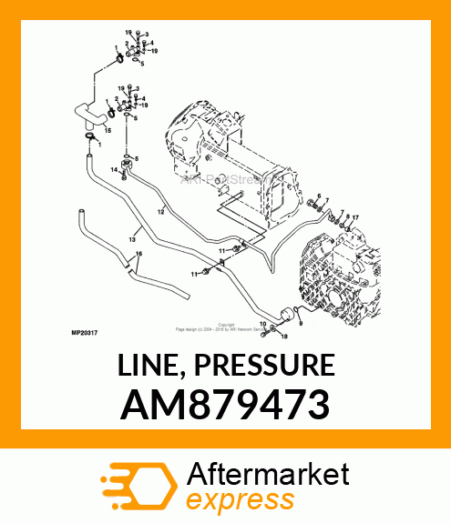 LINE, PRESSURE AM879473