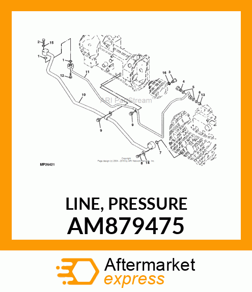 LINE, PRESSURE AM879475