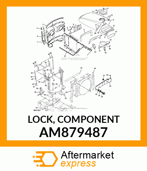 LOCK, COMPONENT AM879487