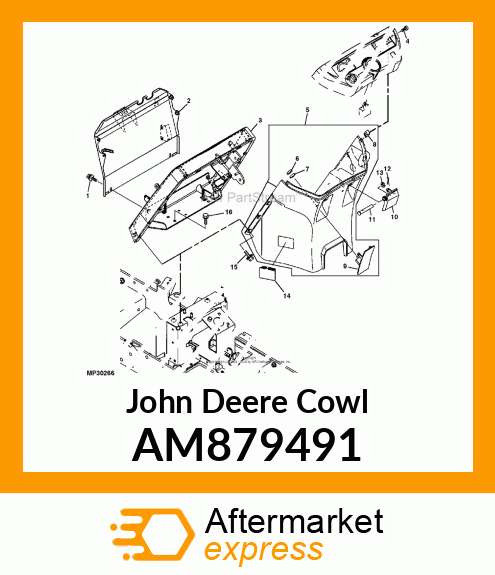 COWL, COMPONENT AM879491