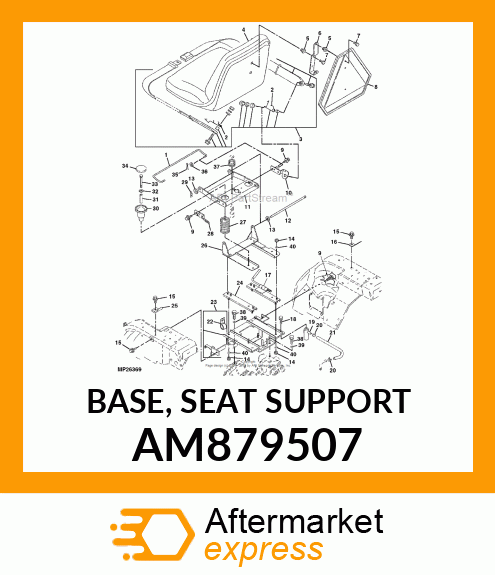 BASE, SEAT SUPPORT AM879507