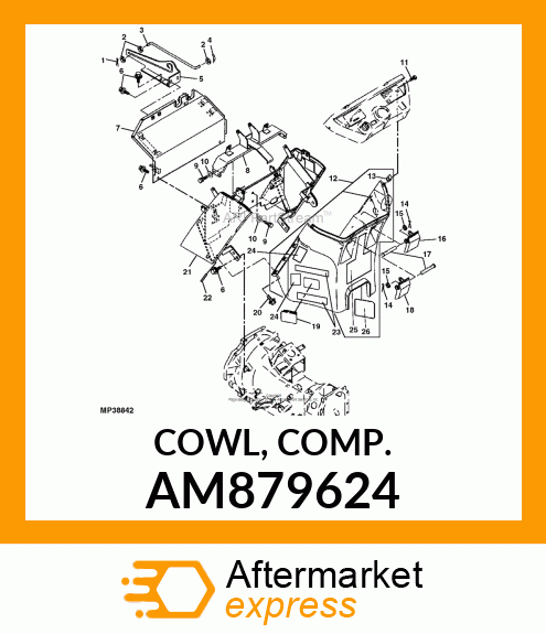 COWL, COMP. AM879624