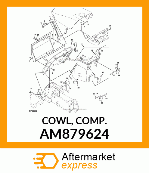 COWL, COMP. AM879624