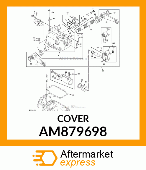 COVER, SIDE COMP. AM879698