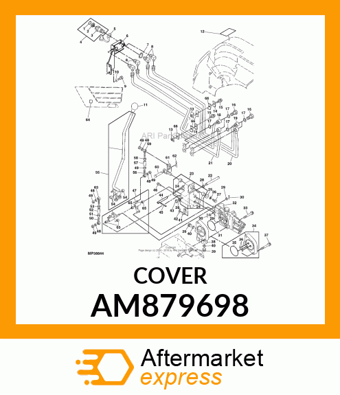 COVER, SIDE COMP. AM879698