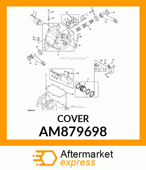 COVER, SIDE COMP. AM879698