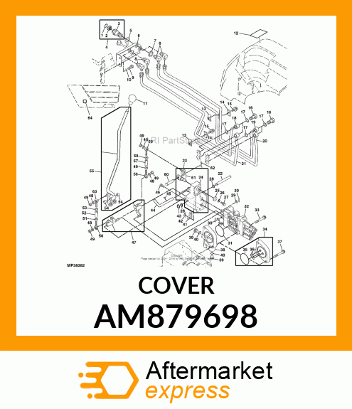 COVER, SIDE COMP. AM879698