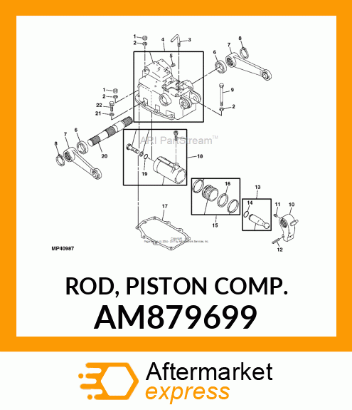 ROD, PISTON COMP. AM879699