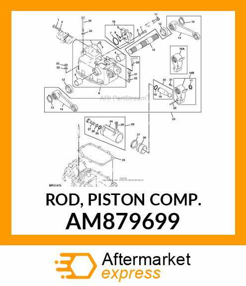 ROD, PISTON COMP. AM879699