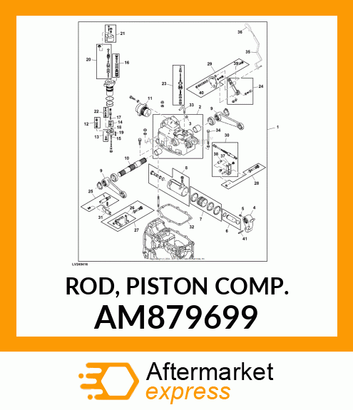 ROD, PISTON COMP. AM879699