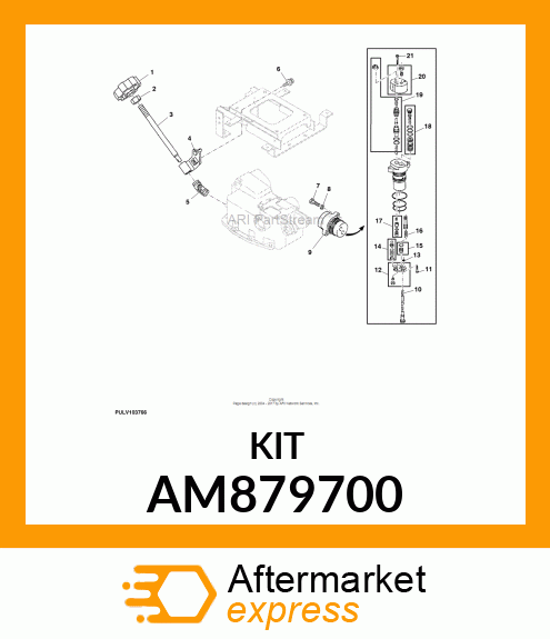 VALVE KIT, KIT, VALVE AM879700