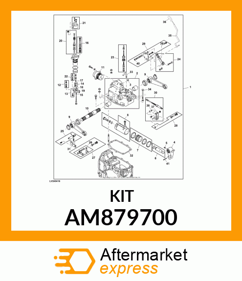 VALVE KIT, KIT, VALVE AM879700