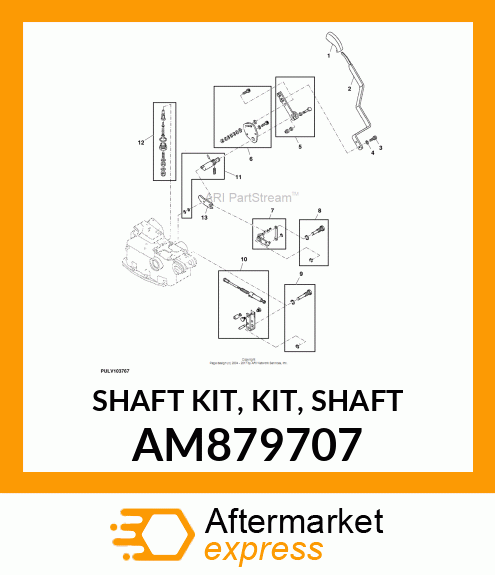 SHAFT KIT, KIT, SHAFT AM879707