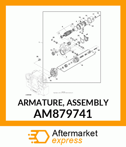 ARMATURE, ASSEMBLY AM879741