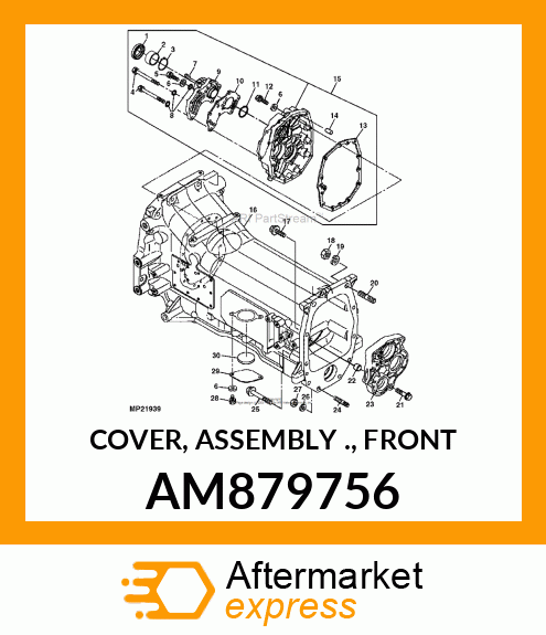 COVER, COVER, ASSEMBLY ., FRONT AM879756