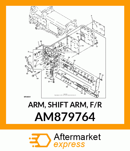 ARM, SHIFT ARM, F/R AM879764