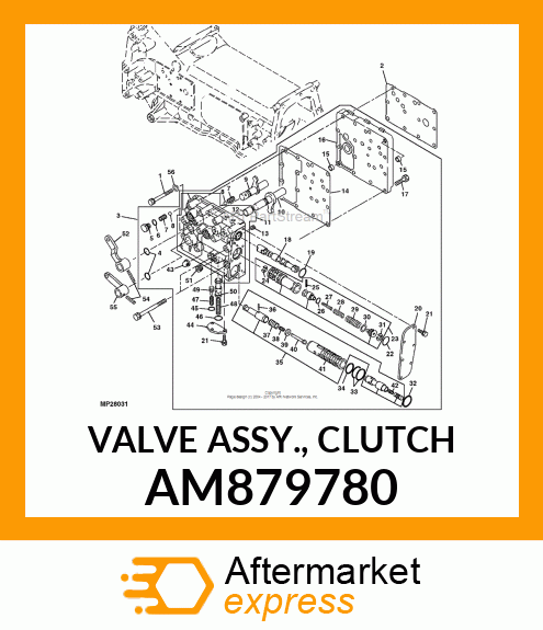 VALVE, VALVE ASSY., CLUTCH AM879780