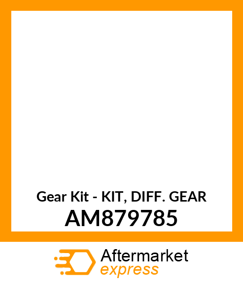 Gear Kit - KIT, DIFF. GEAR AM879785