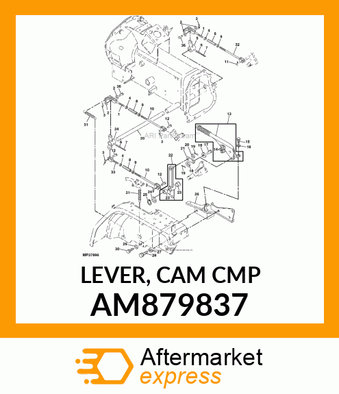 LEVER, CAM CMP AM879837