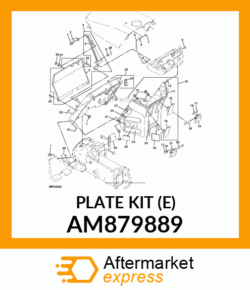 PLATE KIT (E) AM879889