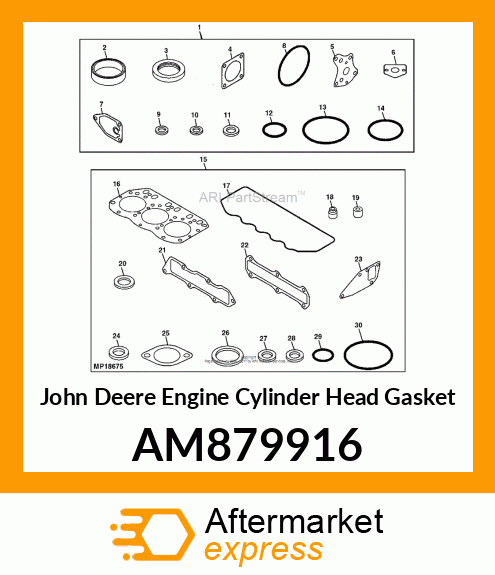 GASKET SET, HEAD AM879916