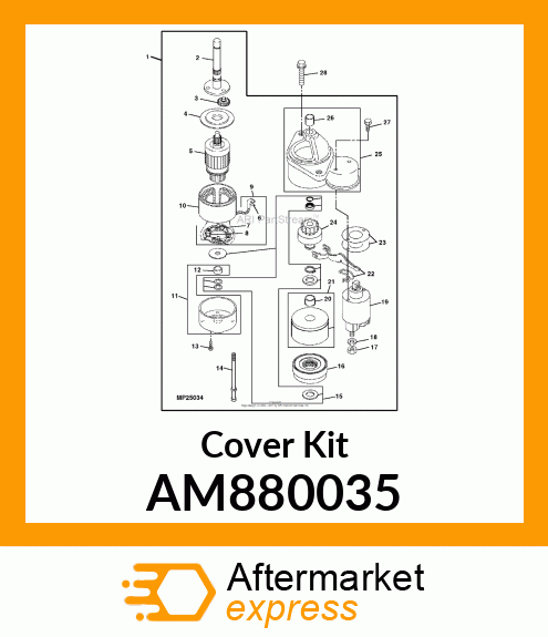 Cover Kit AM880035