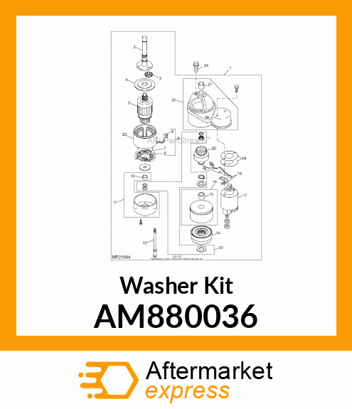 Washer Kit AM880036