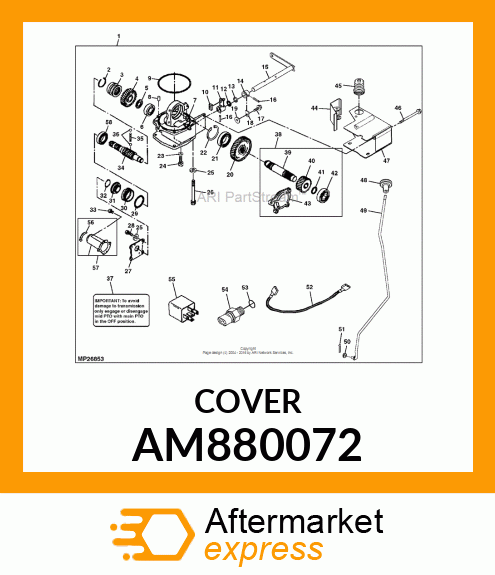 COVER, MID AM880072