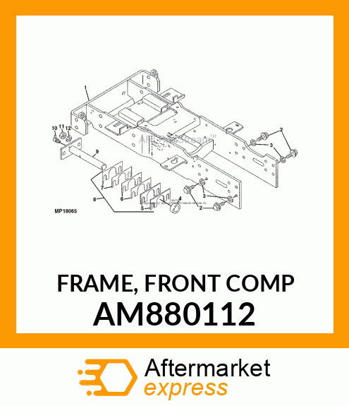 FRAME, FRONT COMP AM880112