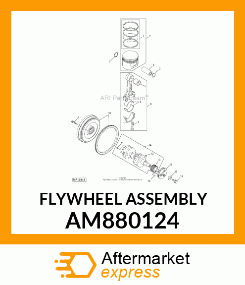 Flywheel AM880124