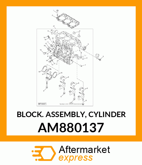 Cylinder Block AM880137
