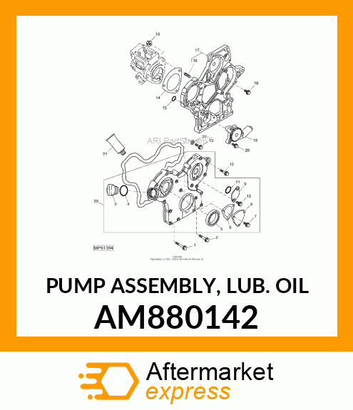 Oil Pump AM880142