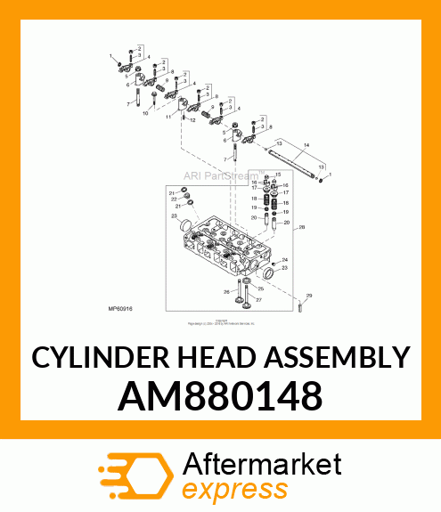 Cylinder Head AM880148